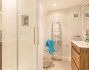 A bathroom at The View