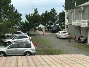 Byggingin sem hostelið er í
