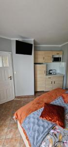 Kuchyňa alebo kuchynka v ubytovaní Apartamenty Hexagon nr 25 + 18 fotografií