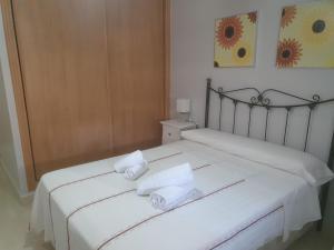 Cama o camas de una habitación en Costa-Torrox