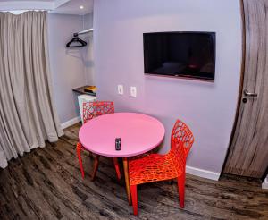 TV a/nebo společenská místnost v ubytování B Hotel Salvador