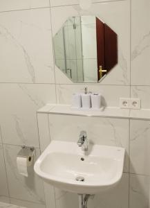 Koupelna v ubytování Hotel Kennedy