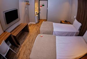 TV a/nebo společenská místnost v ubytování The Hotel
