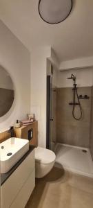 Kúpeľňa v ubytovaní Uroczy apartament blisko centrum - 10 min do plaży