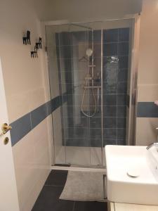 A bathroom at Dimora Caffaro