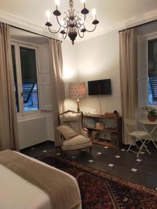A bed or beds in a room at Dimora Caffaro