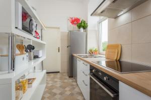 Kuchyňa alebo kuchynka v ubytovaní Apartman Lussi