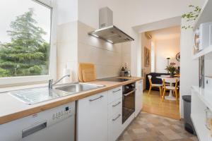 Kuchyňa alebo kuchynka v ubytovaní Apartman Lussi