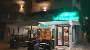Istumisnurk majutusasutuses Albergo Al Cacciatore