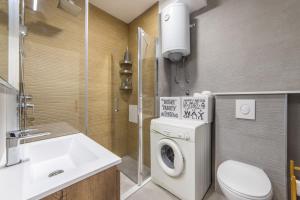 Koupelna v ubytování Apartman Porto
