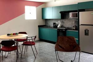Η κουζίνα ή μικρή κουζίνα στο 122 LOFT CONFORT CENTRO HISTÓRICO CDMX
