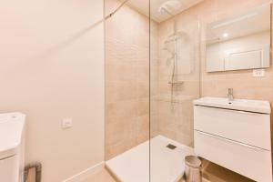 Koupelna v ubytování Les Anémones - Pretty T2 of 50m