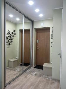 Salle de bains dans l'établissement Elsertos namai