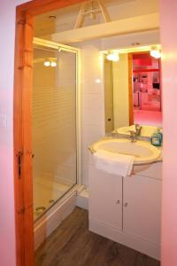 Et badeværelse på Studio Peniche au coeur de Lyon pour 2 personnes, insolite et calme