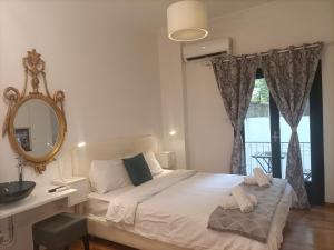 Posteľ alebo postele v izbe v ubytovaní Elegant Apartment