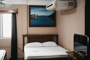 TV i/ili multimedijalni sistem u objektu Hotel BAHÍA