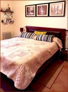 Posteľ alebo postele v izbe v ubytovaní Agradable chalet con piscina en Sierra d'Espadan