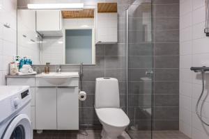 Vonios kambarys apgyvendinimo įstaigoje Arctic Starry City Suite