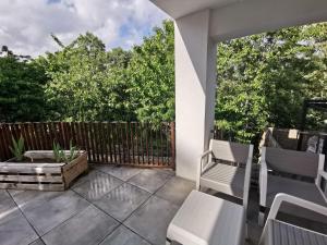 Balkón nebo terasa v ubytování VILLA MAREL