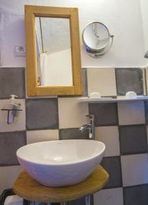 Ένα μπάνιο στο USHA Guest House
