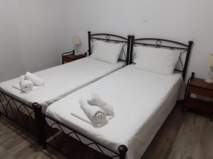 Postel nebo postele na pokoji v ubytování Christen house