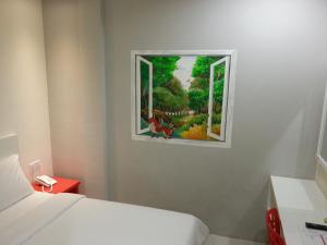Ένα ή περισσότερα κρεβάτια σε δωμάτιο στο Hotel Strawberry Fields