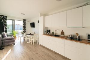 Kuchyňa alebo kuchynka v ubytovaní BALTICUS APARTAMENT + 12 fotografií