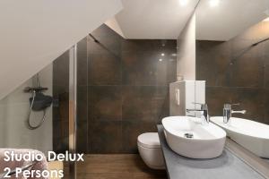 Koupelna v ubytování Glamour Apartments Vrsar