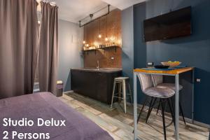 Postel nebo postele na pokoji v ubytování Glamour Apartments Vrsar