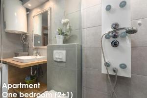 Koupelna v ubytování Glamour Apartments Vrsar