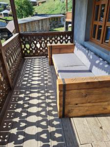 Balkón nebo terasa v ubytování Guest House Shina