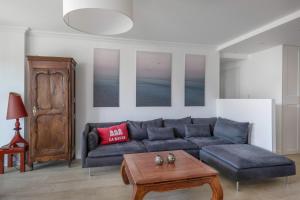 Posedenie v ubytovaní À 500m de la plage, appartement pour 7