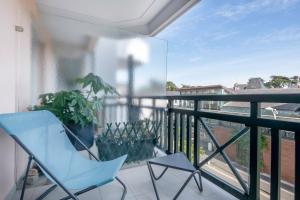 Balkón alebo terasa v ubytovaní À 500m de la plage, appartement pour 7