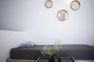 Posezení v ubytování Aetheria Villas