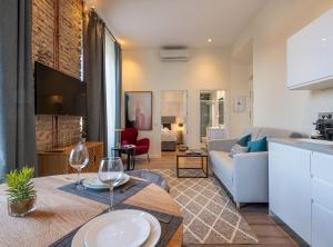 Posedenie v ubytovaní Home Art Apartments Málaga