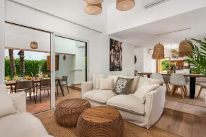 A seating area at Villa Ibiza