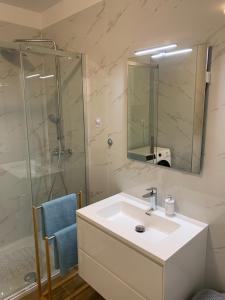 Kúpeľňa v ubytovaní Apartman Nataša