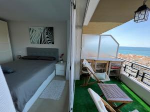 Balkón nebo terasa v ubytování Apartamento Carihuela Torremolinos