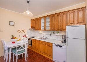 Kuchyň nebo kuchyňský kout v ubytování Apartment Big One Dubrovnik