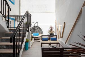 Ein Sitzbereich in der Unterkunft Blue Bamboo Hotel - Duna Parque Resorts & Hotels