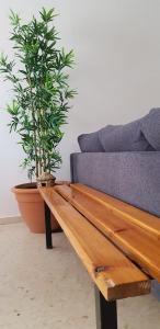 A seating area at Apartamento C2 1Dormitorio