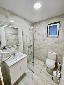 Koupelna v ubytování Relax Mea Hotel