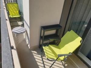 Balkón nebo terasa v ubytování New The Twins Varna Two-Bedroom, Apt 3 at 15 Tsani Ginchev Street, floor 2