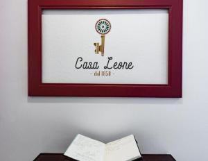 Certifikát, hodnocení, plakát nebo jiný dokument vystavený v ubytování Casa Leone