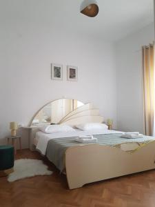 Postel nebo postele na pokoji v ubytování Apartman Rusula Vodice