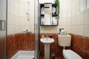 Koupelna v ubytování Apartman Rusula Vodice