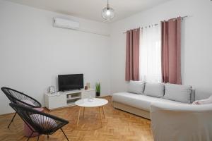 TV a/nebo společenská místnost v ubytování Apartman Rusula Vodice