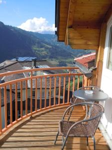 Ein Balkon oder eine Terrasse in der Unterkunft Nebenhaus - Haus Heigl