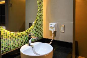 Koupelna v ubytování Auto-Hotel Playa Linda