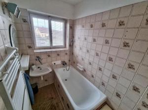 Koupelna v ubytování Ubytování u Kobylské skály